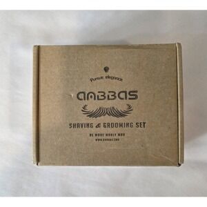 Anbbas Men's Shaving & Grooming Set. Soap, Dish, Brush & Brush Hanger